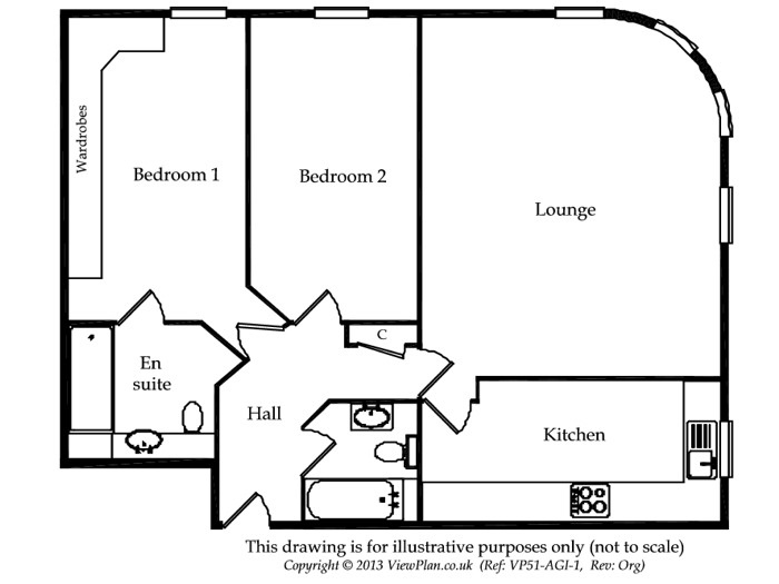 Floorplan of John Batchelor Way, Penarth, CF64 1SD