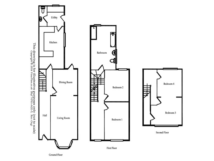 Floorplan of Lord Street, Penarth, CF64 1DD
